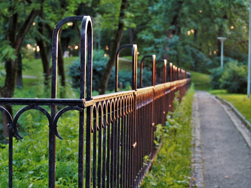 An image of a completed fence project, showcasing the craftsmanship and variety of designs offered by a fence service website.