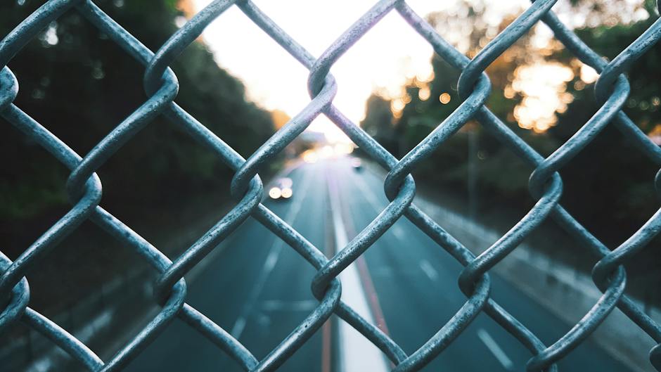 A professional fence installation showcased